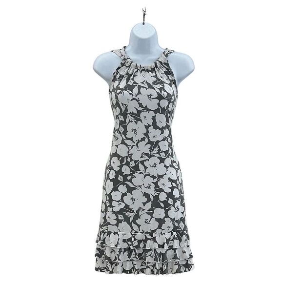 MSK Dresses & Skirts - MSK Women's Floral Halter Knee Length Dress Size S Multicolor Casual